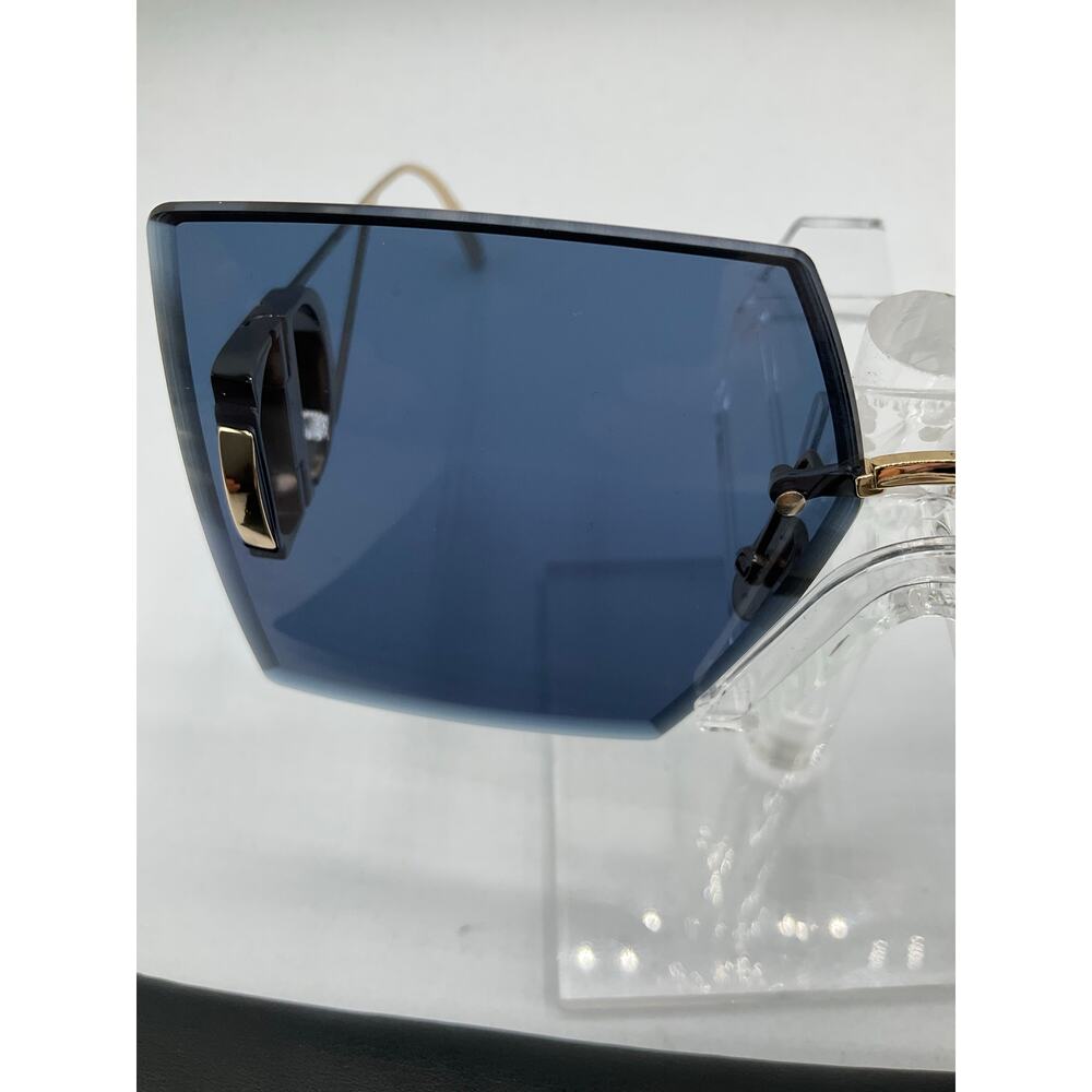 Pre-Owned CHRISTIAN DIOR Sunglasses-TF18017381, Blue Lens/Gold Frame - Picture 5 of 10